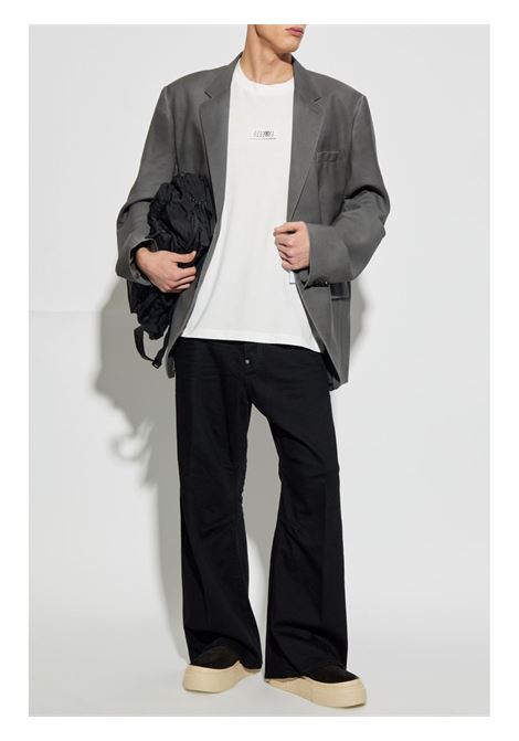 t-shirt con toppa uomo bianca MM6 MAISON MARGIELA | SH0GC0033 S24312101